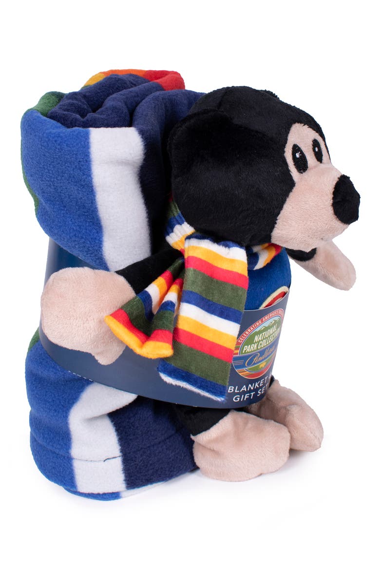 National Park Pet Blanket & Toy Set, Alternate, color, CRATER LAKE BEAR