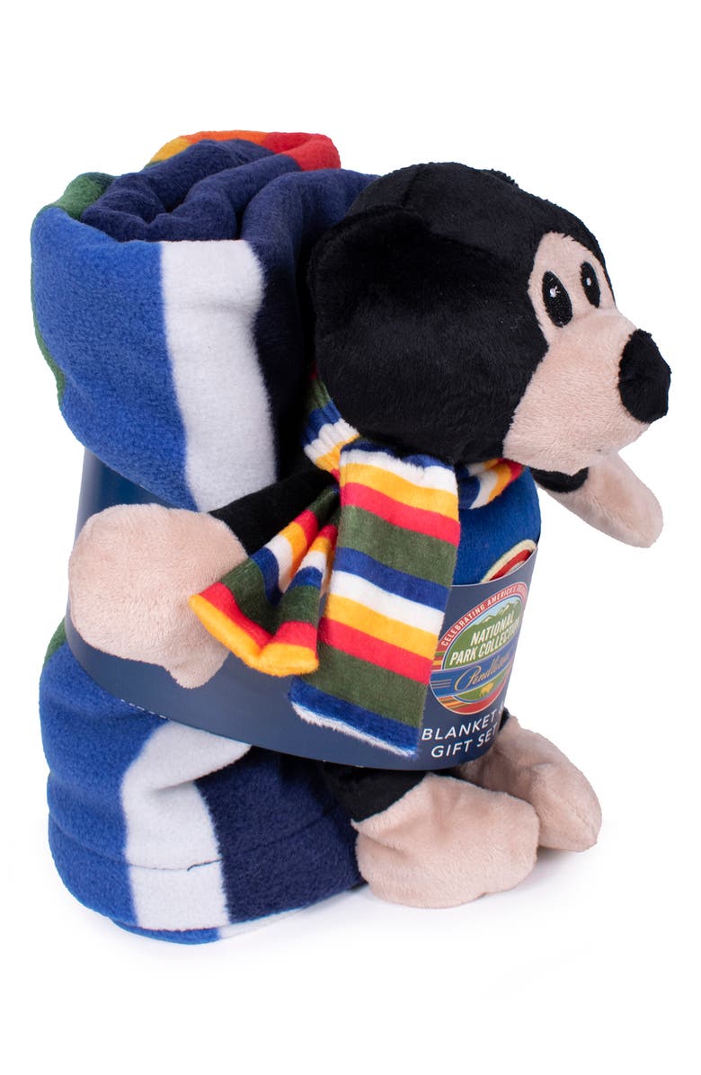 Pendleton National Park Pet Blanket & Toy Set, Alternate, color, Crater Lake Bear