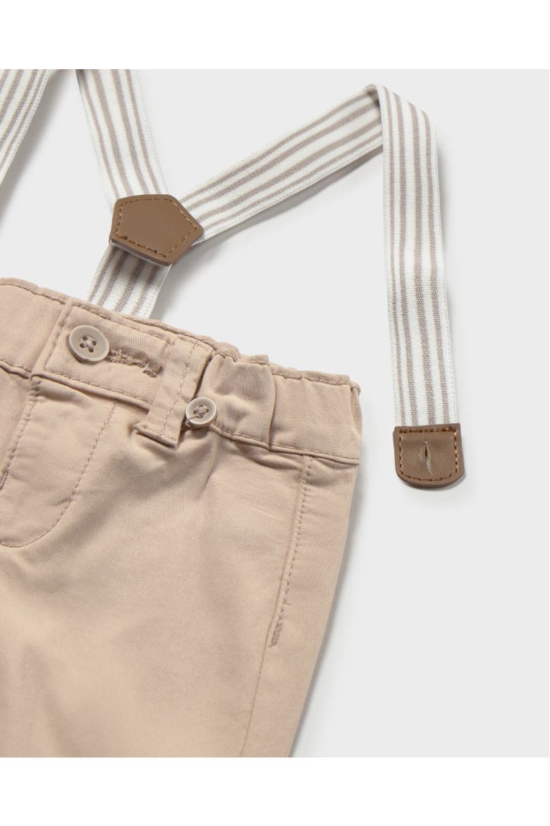 Pants With Suspenders, Alternate, color, Beige