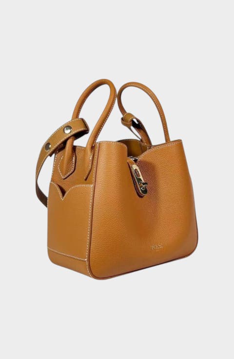 Cotswolds Genuine Pebble Leather Shoulder Bag