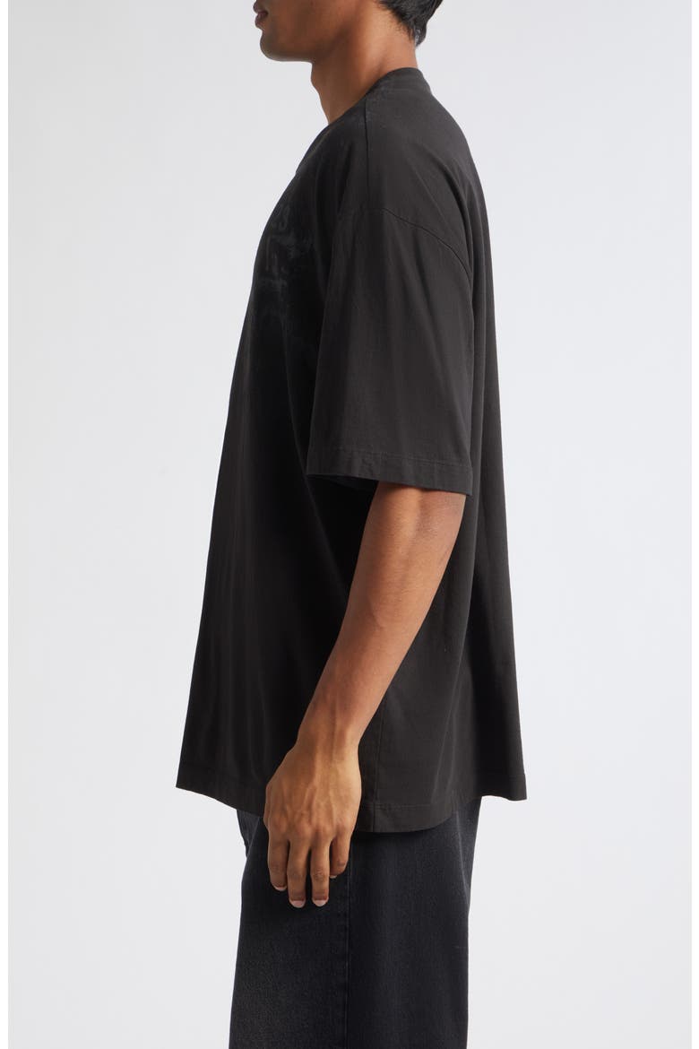 Numeric Cotton Oversize Graphic T-Shirt, Alternate, color, WASHED BLACK