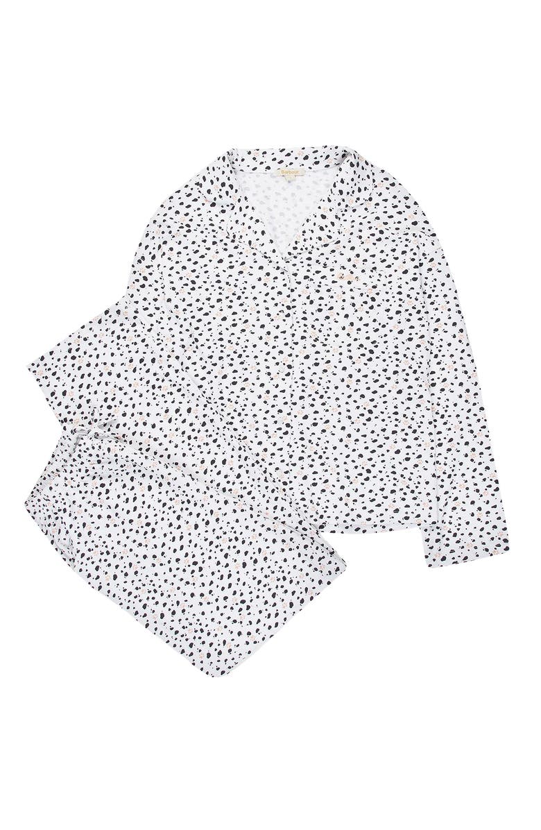 Barbour Dalmation Spot Stretch Cotton Pajamas, Alternate, color, 