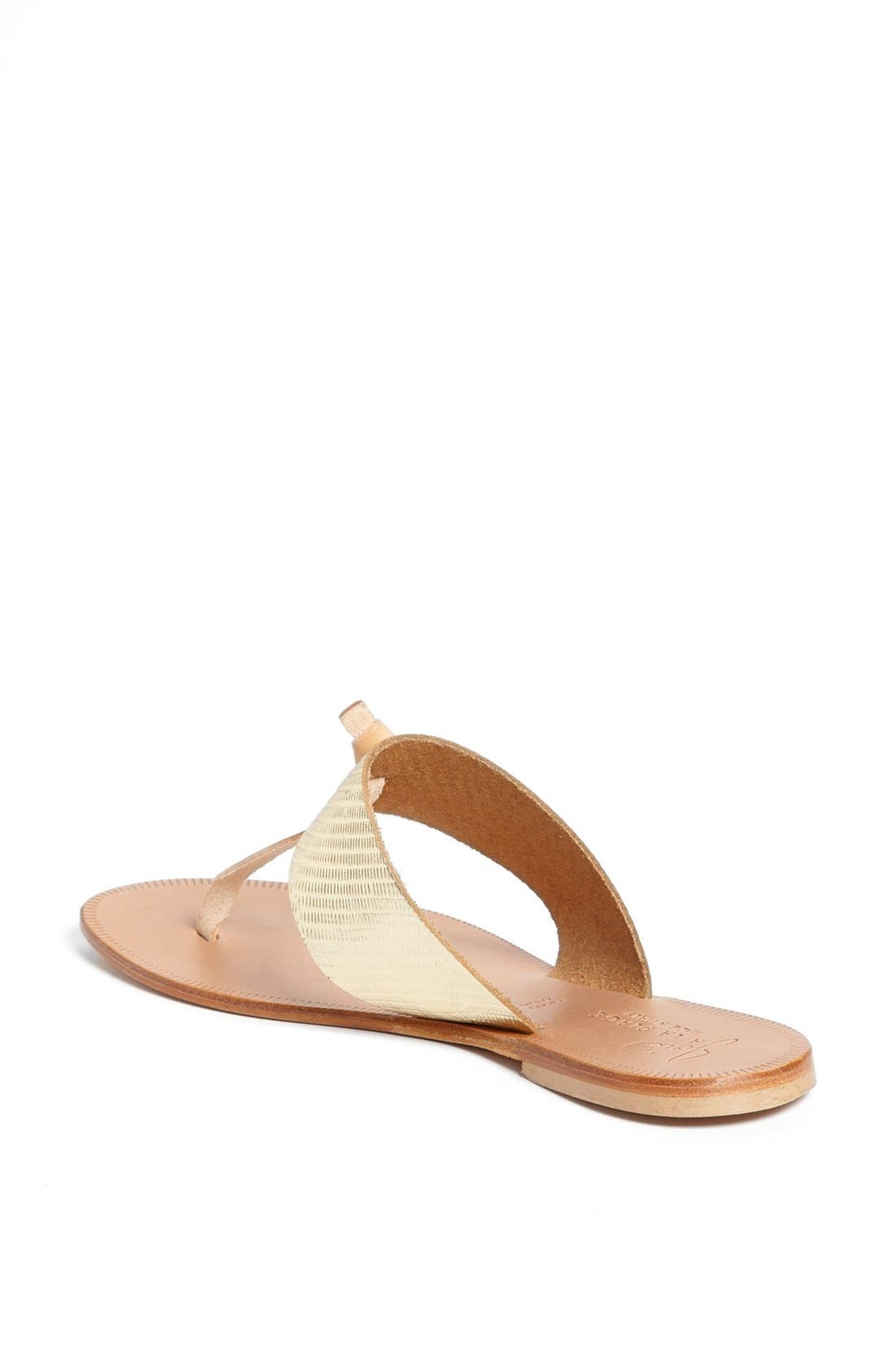 a la Plage 'Nice' Flip Flop, Alternate, color, PLATINUM