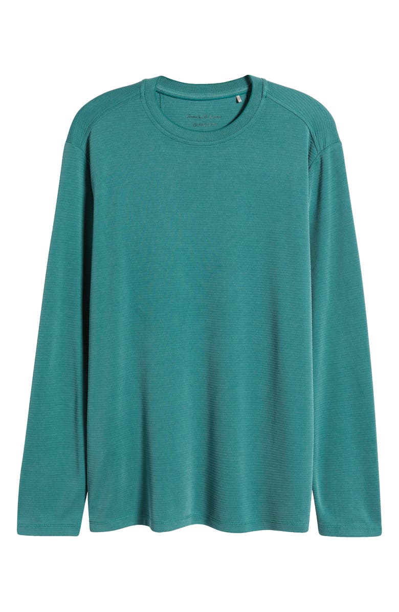 Tommy Bahama Coastal Crest Long Sleeve Performance T-Shirt, Alternate, color, Myrtle Green