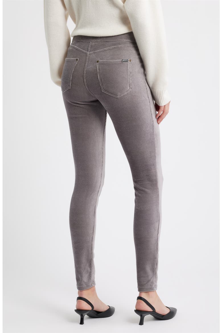 Classic Stretch Corduroy Leggings, Alternate, color, CHARCOAL
