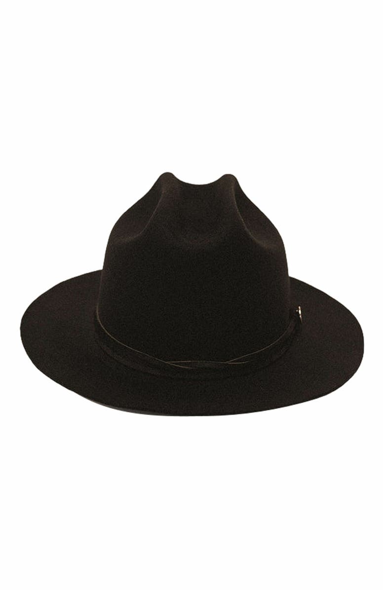 Two Roads Hat Co. Elliston Rancher Hat, Alternate, color, Black