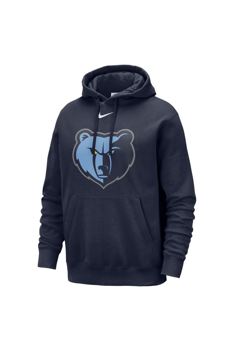 Men's Nike Navy Memphis Grizzlies Essential Logo Club Pullover Hoodie, Alternate, color, Navy