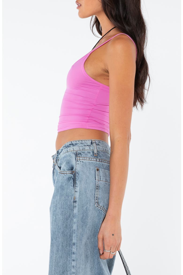 Brando Crop Camisole, Alternate, color, HOT PINK