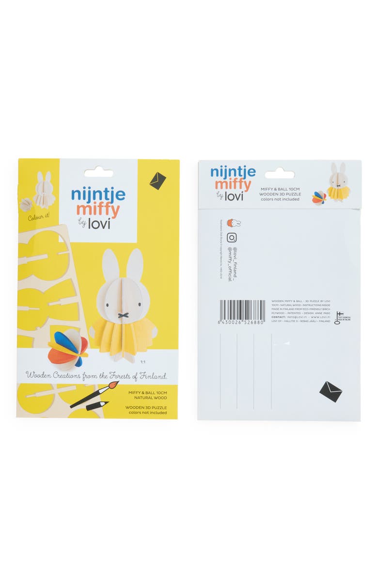 Just Dutch Lovi Miffi Craft Set, Alternate, color, Yellow