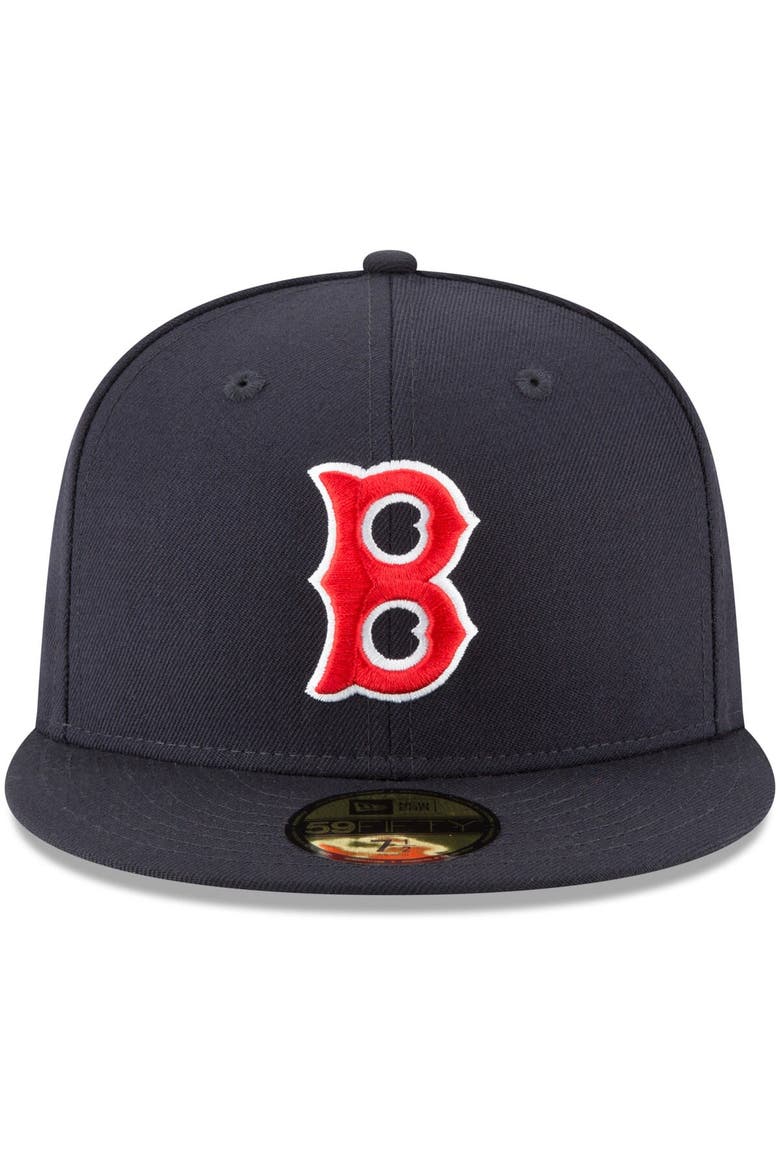 Men's New Era Navy Boston Red Sox Cooperstown Collection Wool 59FIFTY Fitted Hat, Alternate, color, Navy