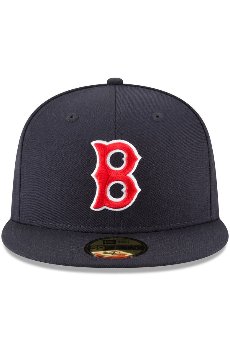 New Era Men's New Era Navy Boston Red Sox Cooperstown Collection Wool 59FIFTY Fitted Hat, Alternate, color, Navy