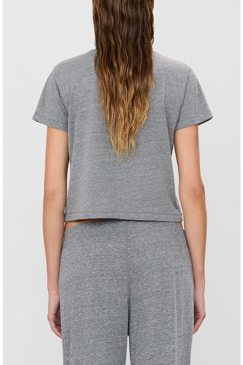 Short Sleeved Boxy T-Shirt, Alternate, color, DARK GREY/ BLACK