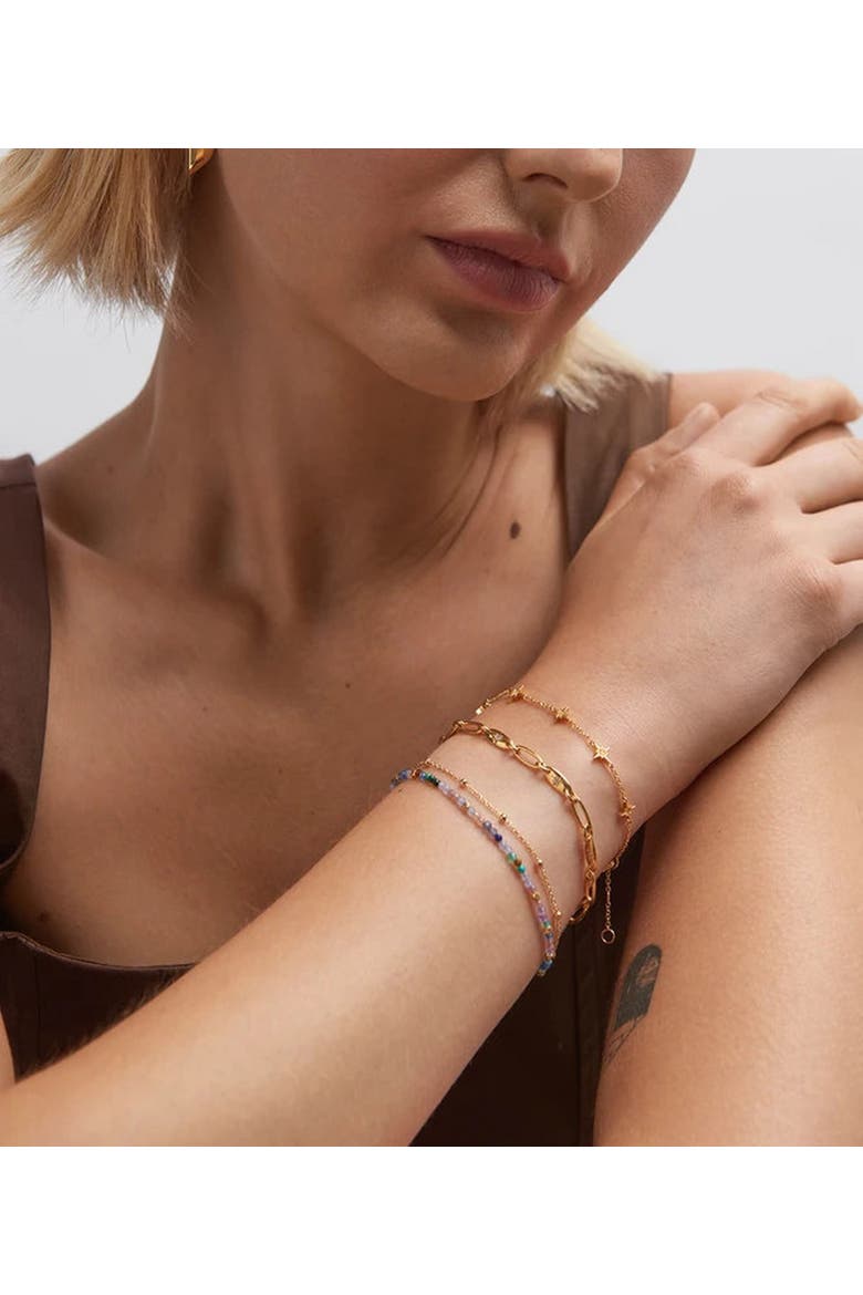 Gold Fine Biography Multi gemstone Bracelet, Alternate, color, Multi