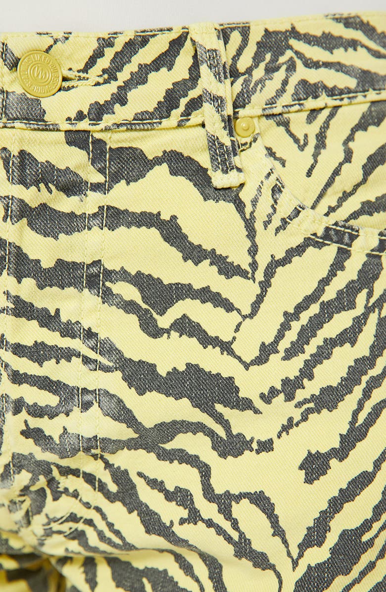 MOTHER The Tomcat Kick Fray Hem Denim Shorts, Alternate, color, Catcall