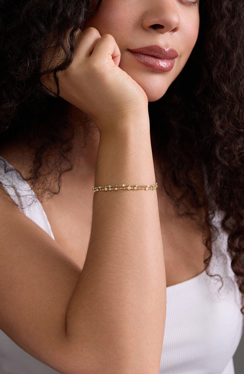 Bony Levy 18K Gold Monaco Diamond Line Bracelet, Alternate, color, 