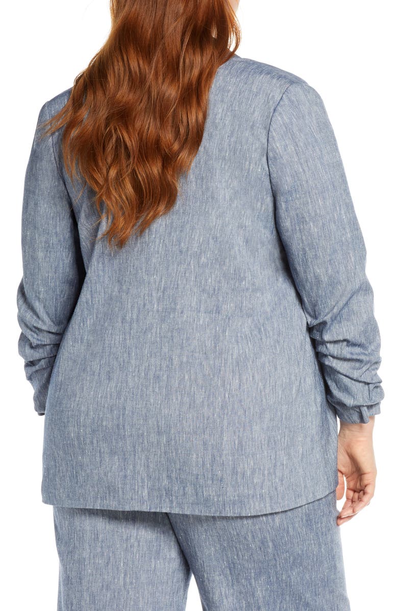 Halogen<sup>®</sup> Stretch Linen Blend Blazer, Alternate, color, 