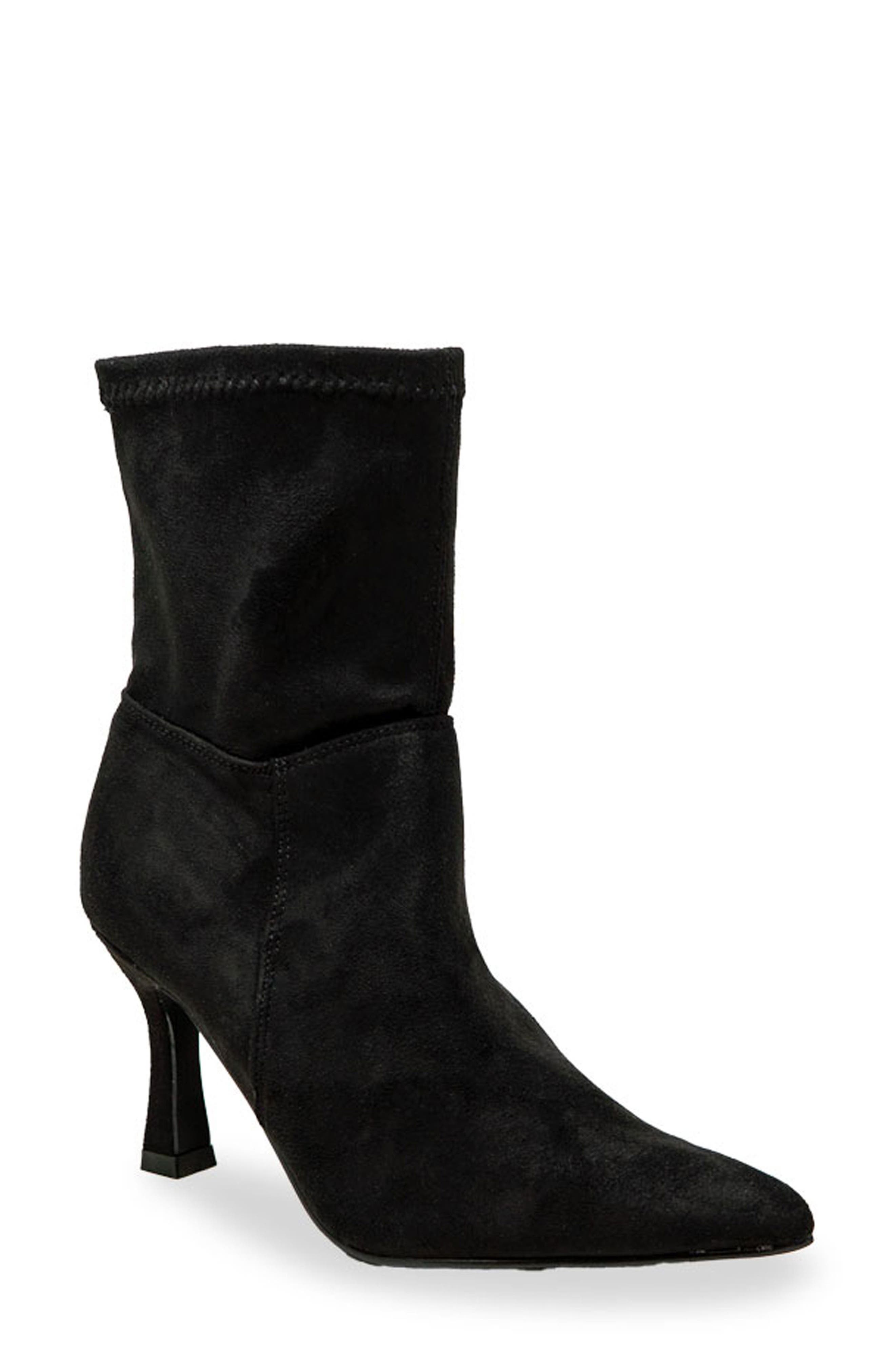 CHASE AND CHLOE Pointed Toe Leather Bootie