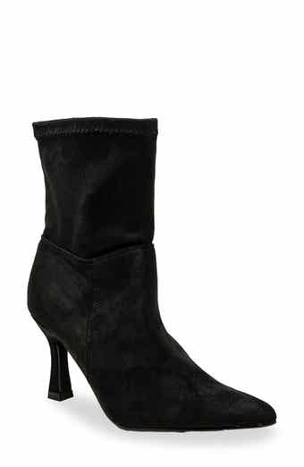 CHASE AND CHLOE Pointed Toe Leather Bootie