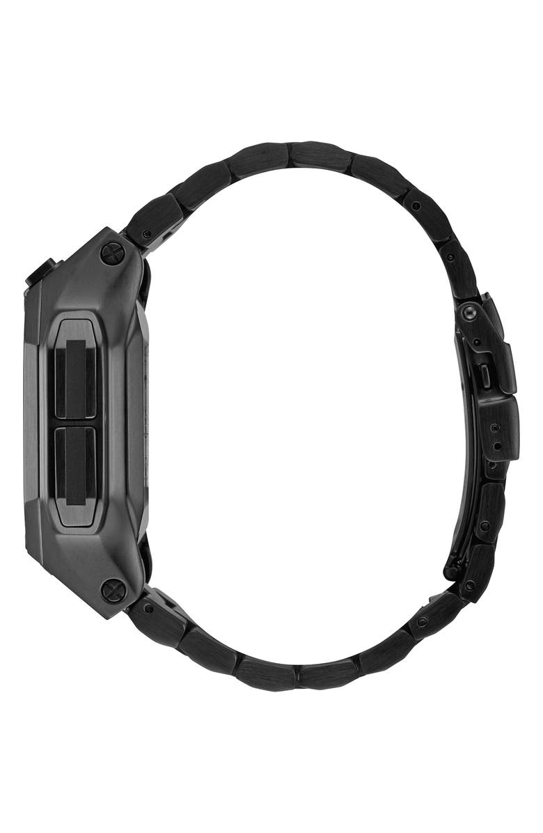 Nixon Regulus Digital Bracelet Watch, 46mm, Alternate, color, Black