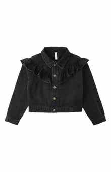 Kids' Ruffle Denim Jacket