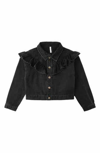 Kids' Ruffle Denim Jacket