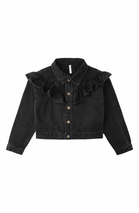 Kids' Ruffle Denim Jacket