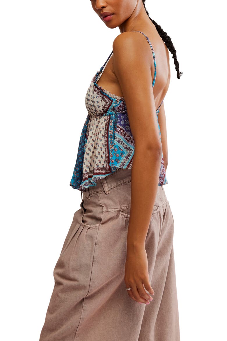 Alix Print Camisole, Alternate, color, OCEAN COMBO