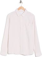Vintage Summer Linen Blend Button-Down Shirt