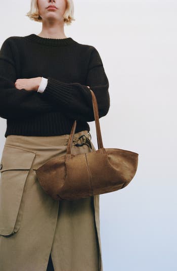 Suede Shoulder Bag