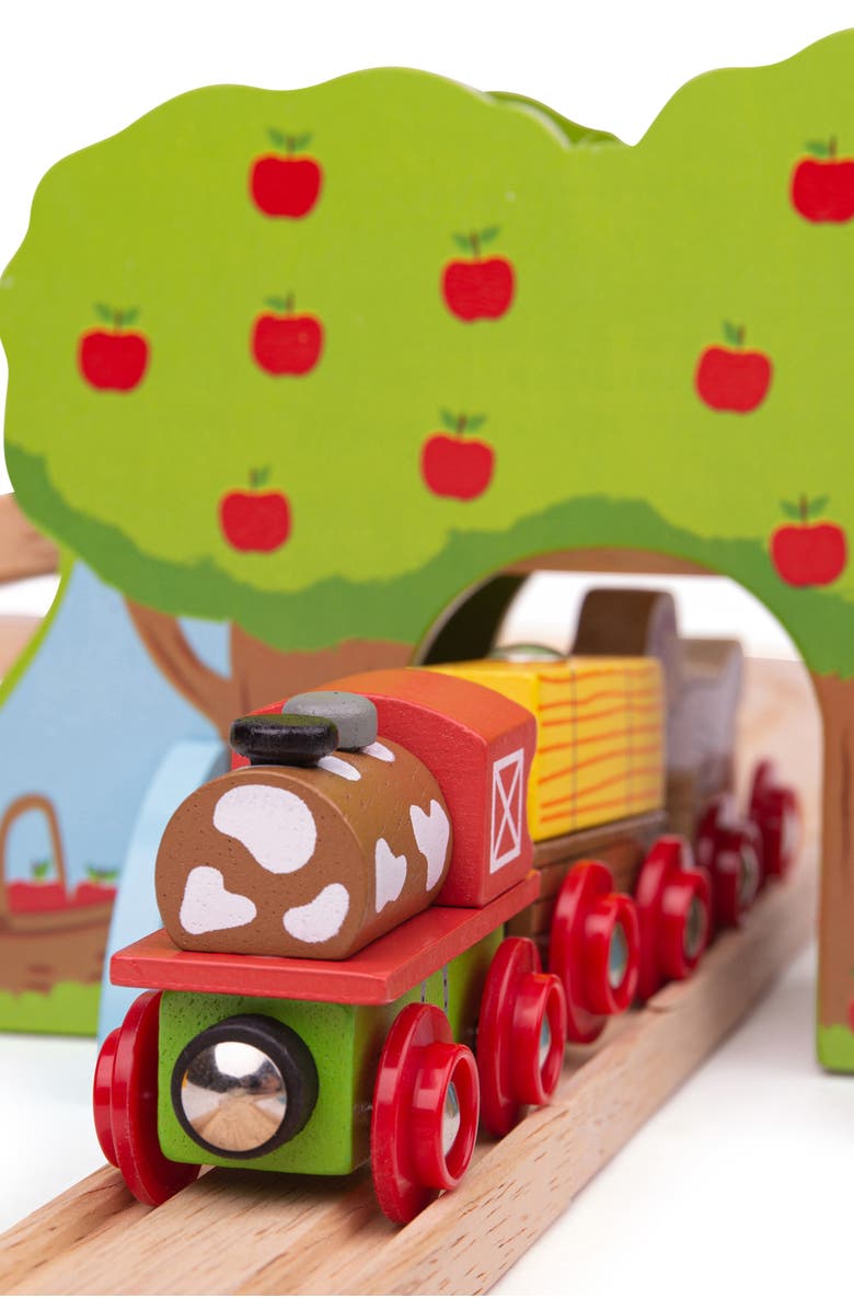 Bigjigs Rail Farm Train Set, Alternate, color, Multicoloured