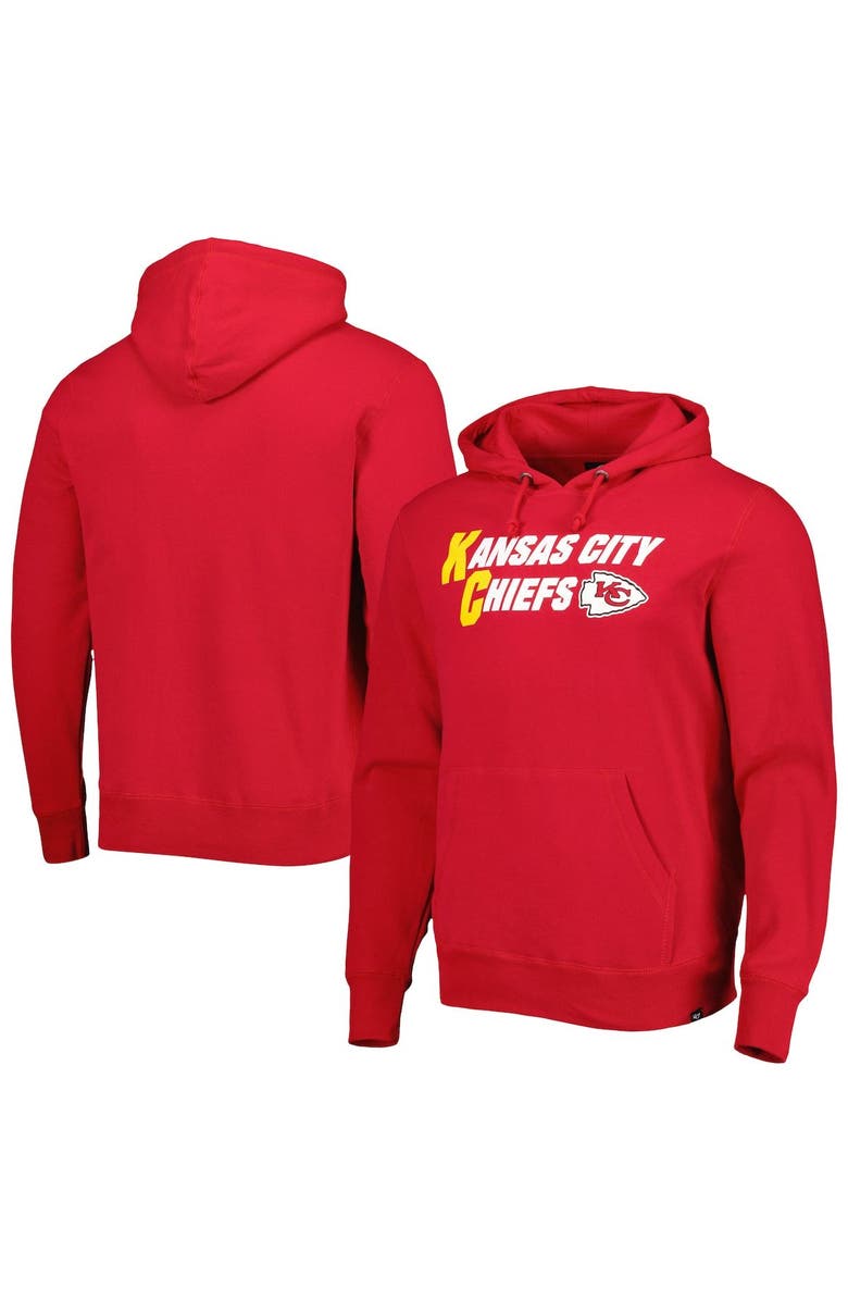 '47 Men's '47 Red Kansas City Chiefs Regional Headline Pullover Hoodie, Main, color, Red