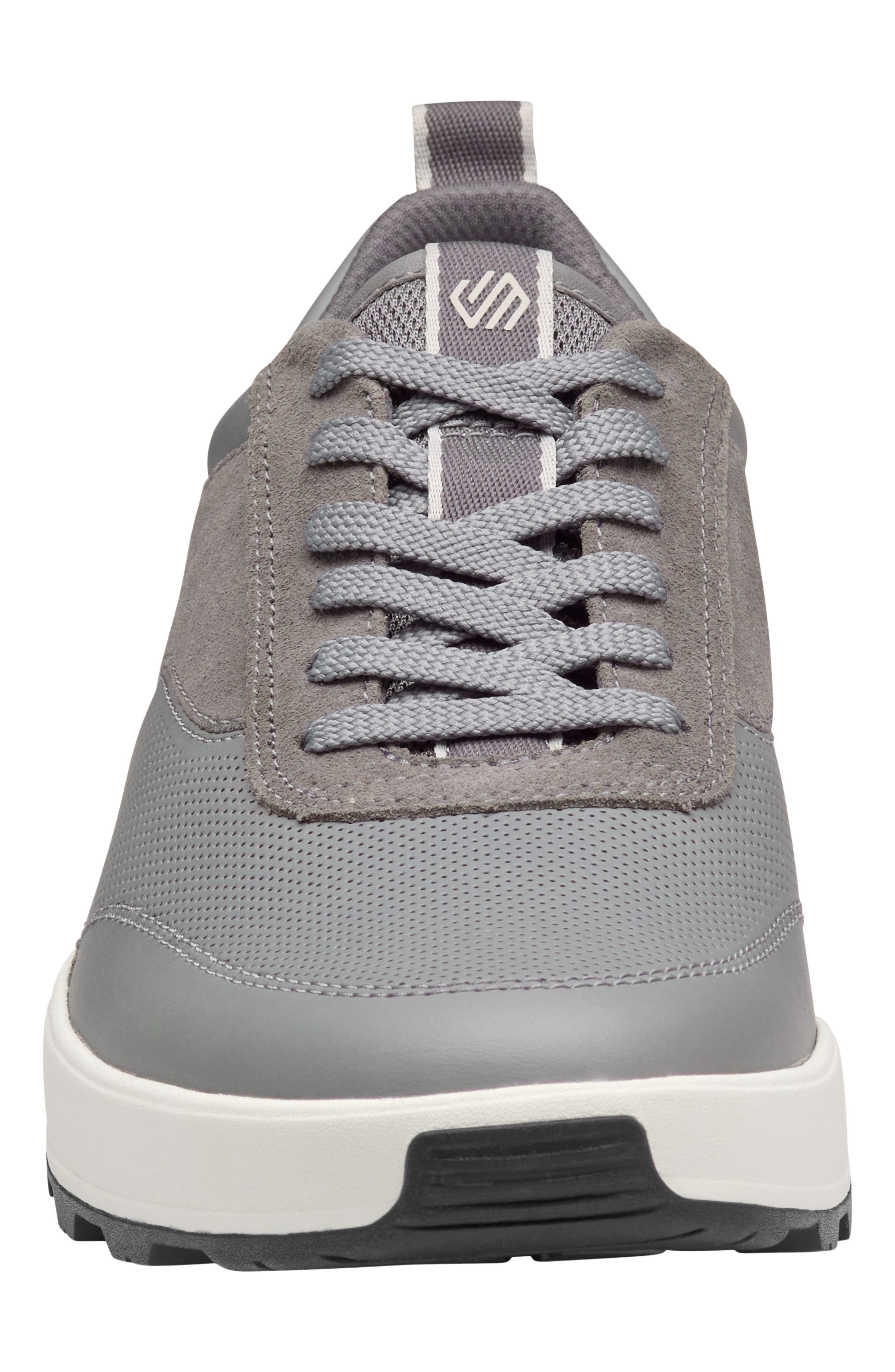Lucas Sneaker, Alternate, color, GRAY FULL GRAIN/ SUEDE