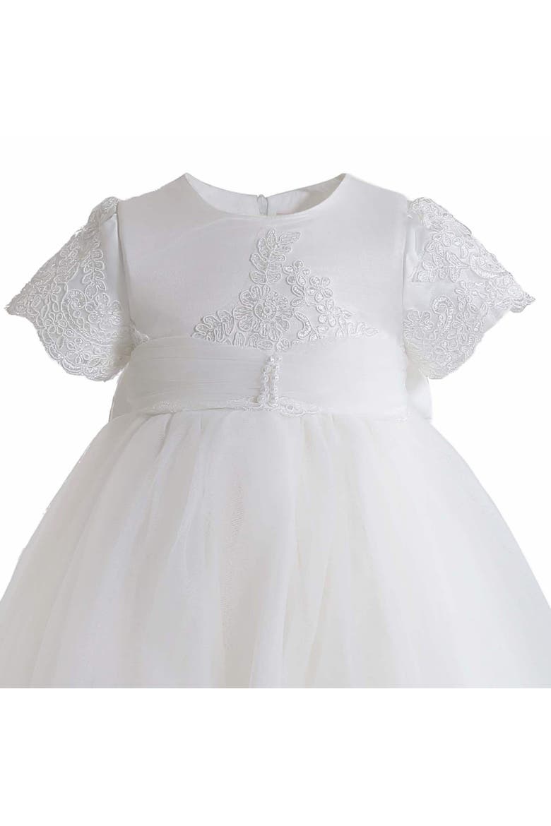 Paloma Lace Formal Dress, Alternate, color, White