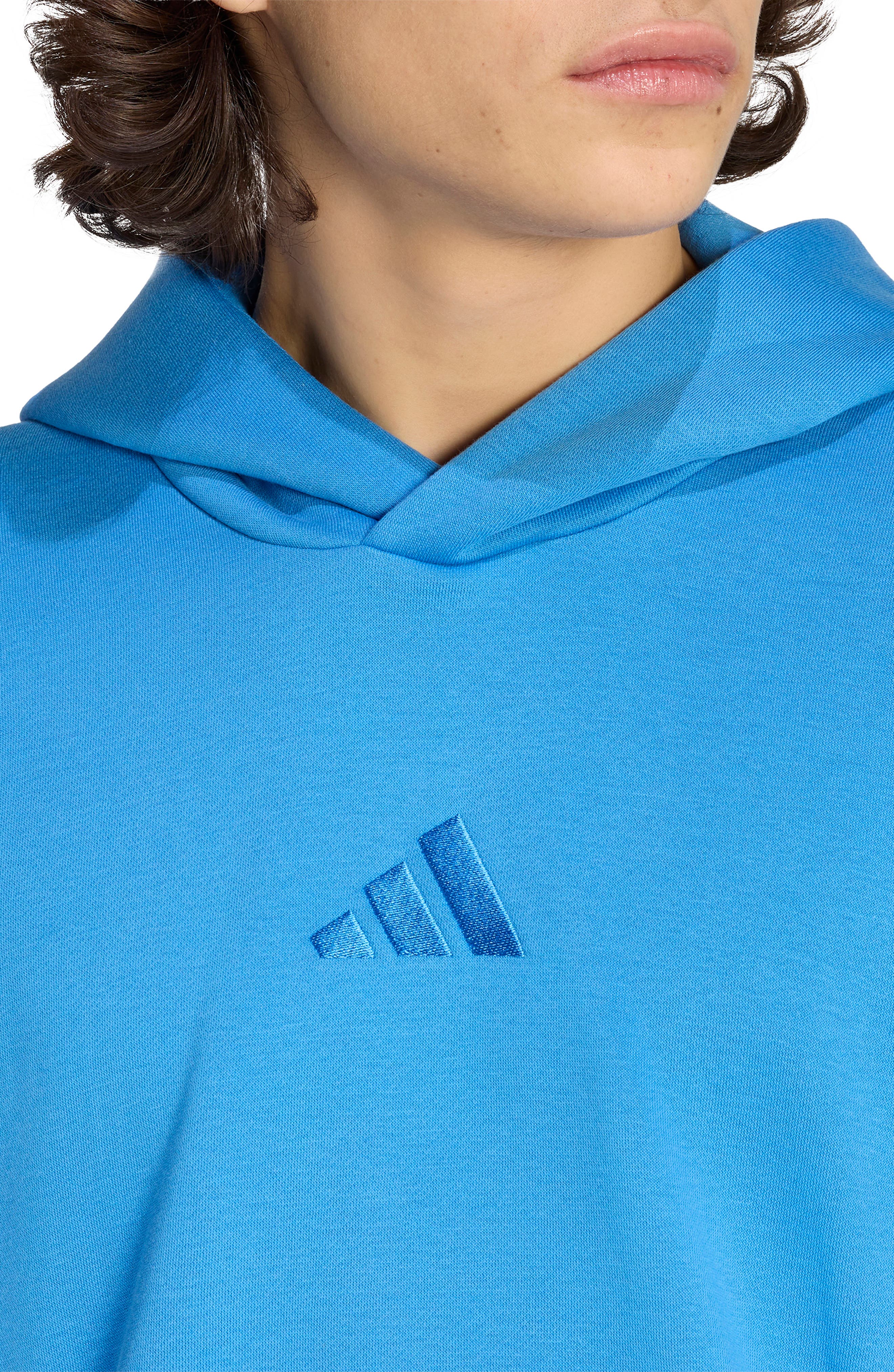 adidas All SZN Oversize Fleece Pullover Hoodie (Men) | Nordstrom