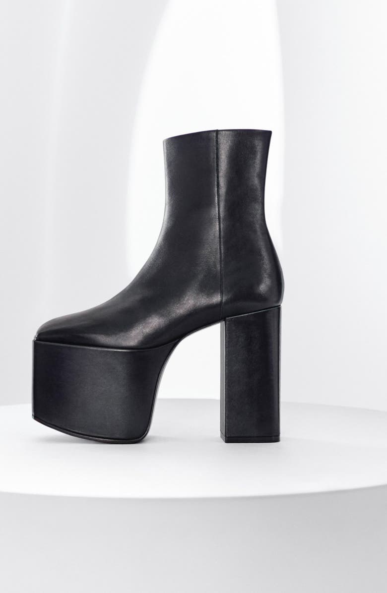 Balenciaga Platform Bootie, Alternate, color,