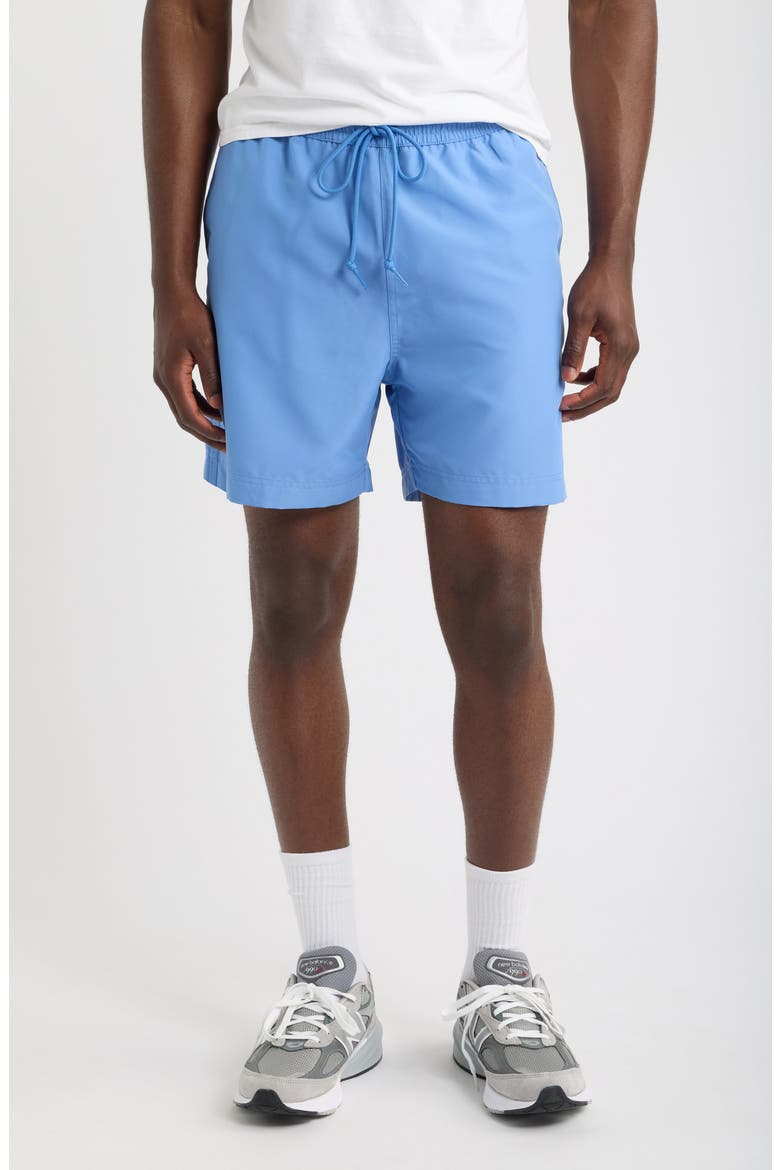 Chase Swim Trunks, Main, color, CURACAO / GOLD