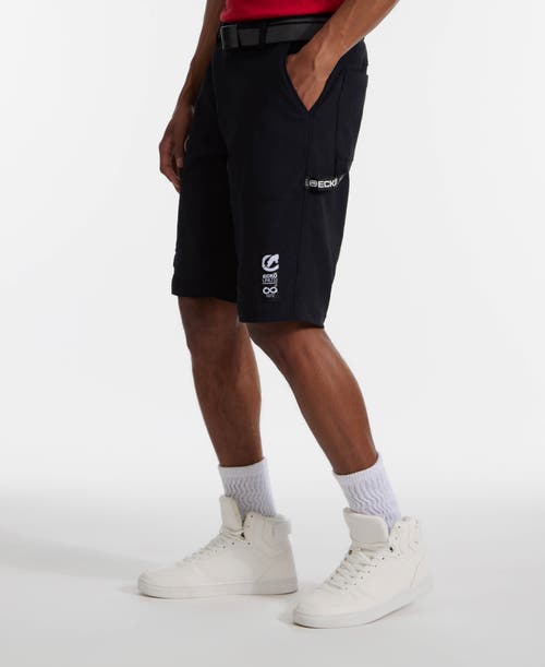 Ecko Unltd . Keep Tabs On Belted Cargo Short