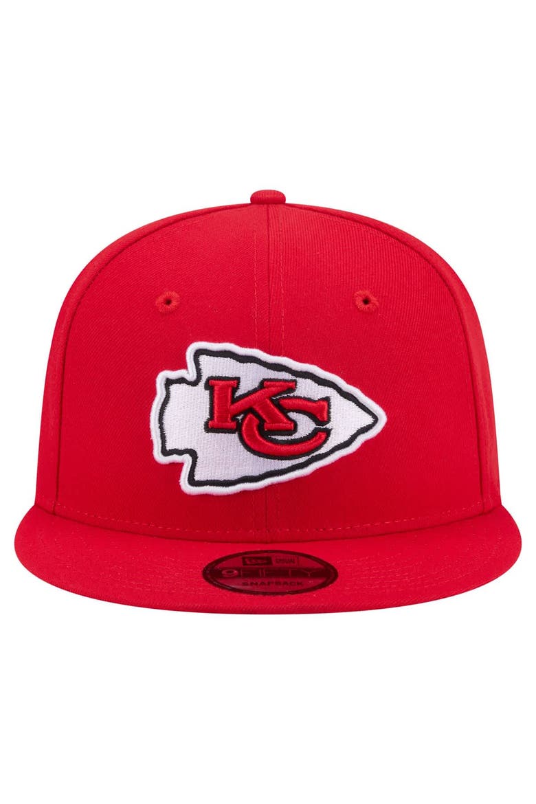 Men's New Era  Red Kansas City Chiefs 9FIFTY Snapback Hat, Alternate, color, Red