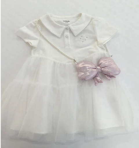 Toddler Girl Have Fun Style Knitted One-Piece Dress