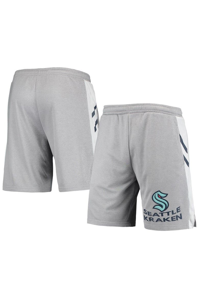 Men's Concepts Sport Gray Seattle Kraken Stature Jam Shorts, Main, color, Gray