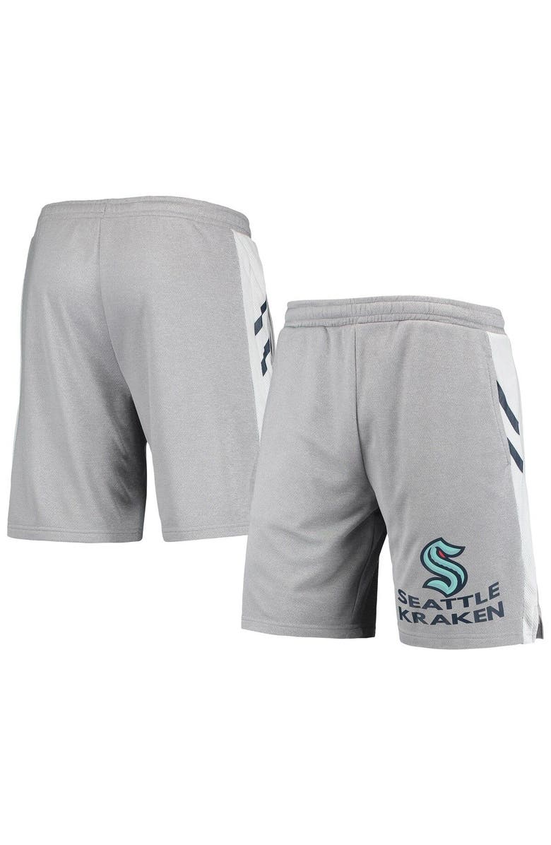 CONCEPTS SPORT Men's Concepts Sport Gray Seattle Kraken Stature Jam Shorts, Main, color, 