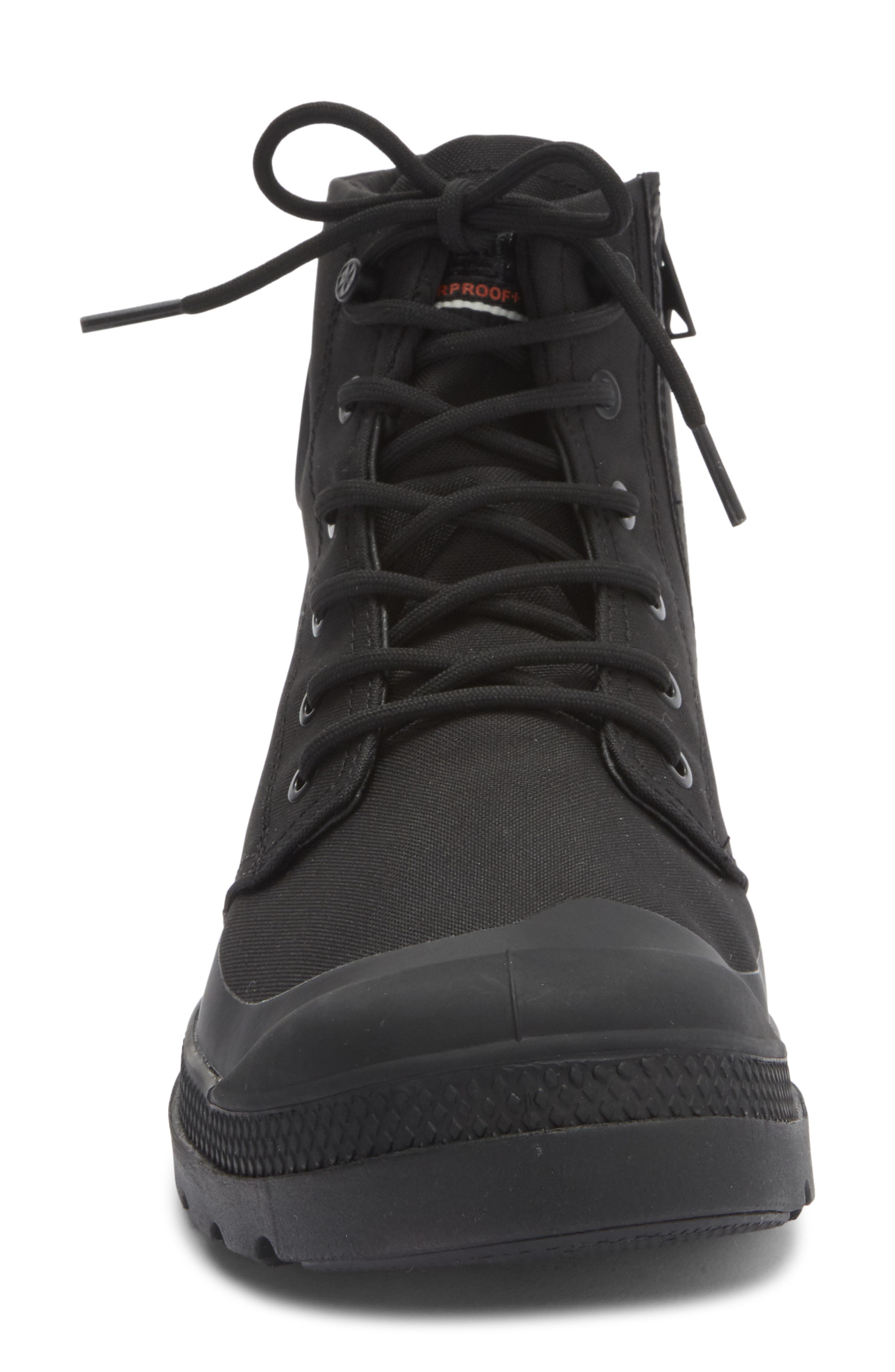 Palladium Pampa Travel Lite Waterproof Boot, Alternate, color, Black/Black