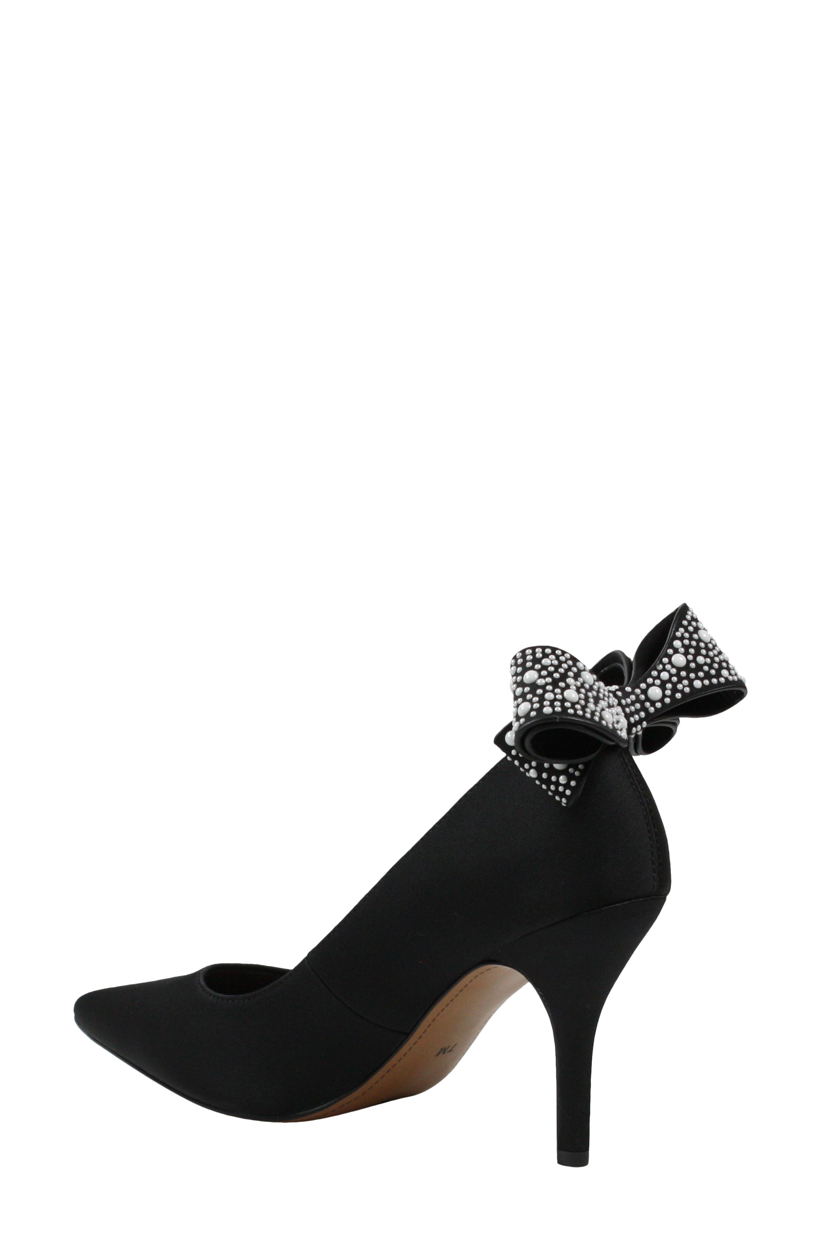 J. Reneé Zenata Bow Pointed Toe Pump, Alternate, color, 