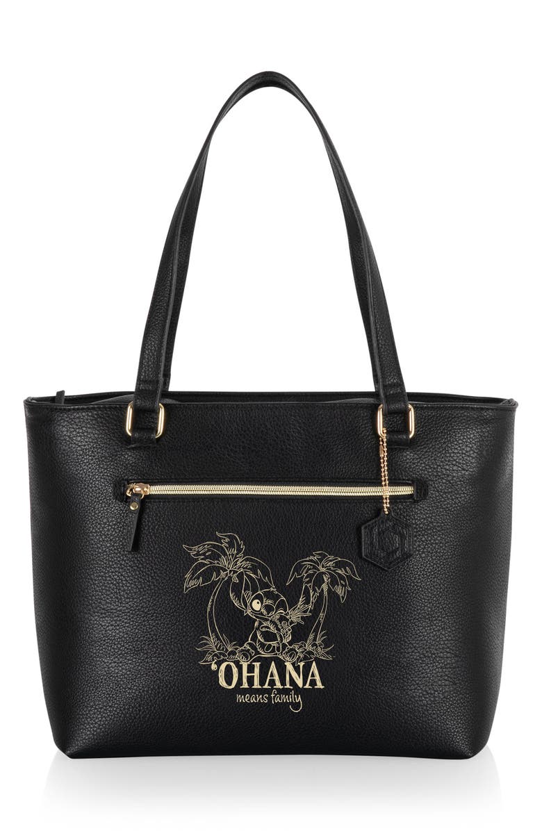 Picnic Time x Disney Lilo & Stitch Uptown Insulated Cooler Bag, Main, color, Black