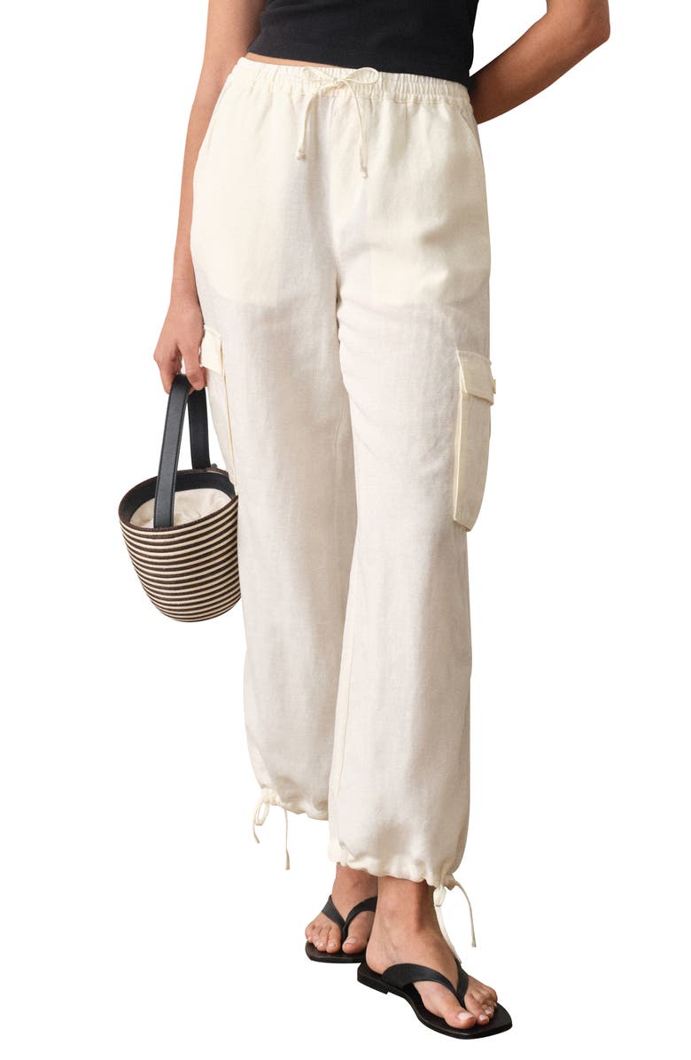 Marine Layer Linen Blend Cargo Pants, Main, color,