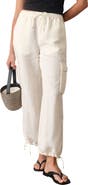 Marine Layer Linen Blend Cargo Pants