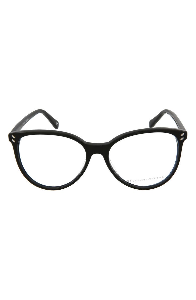 Stella McCartney 54mm Round Optical Frames, Main, color,