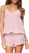 EDIKTED Danna Pinstripe Babydoll Camisole
