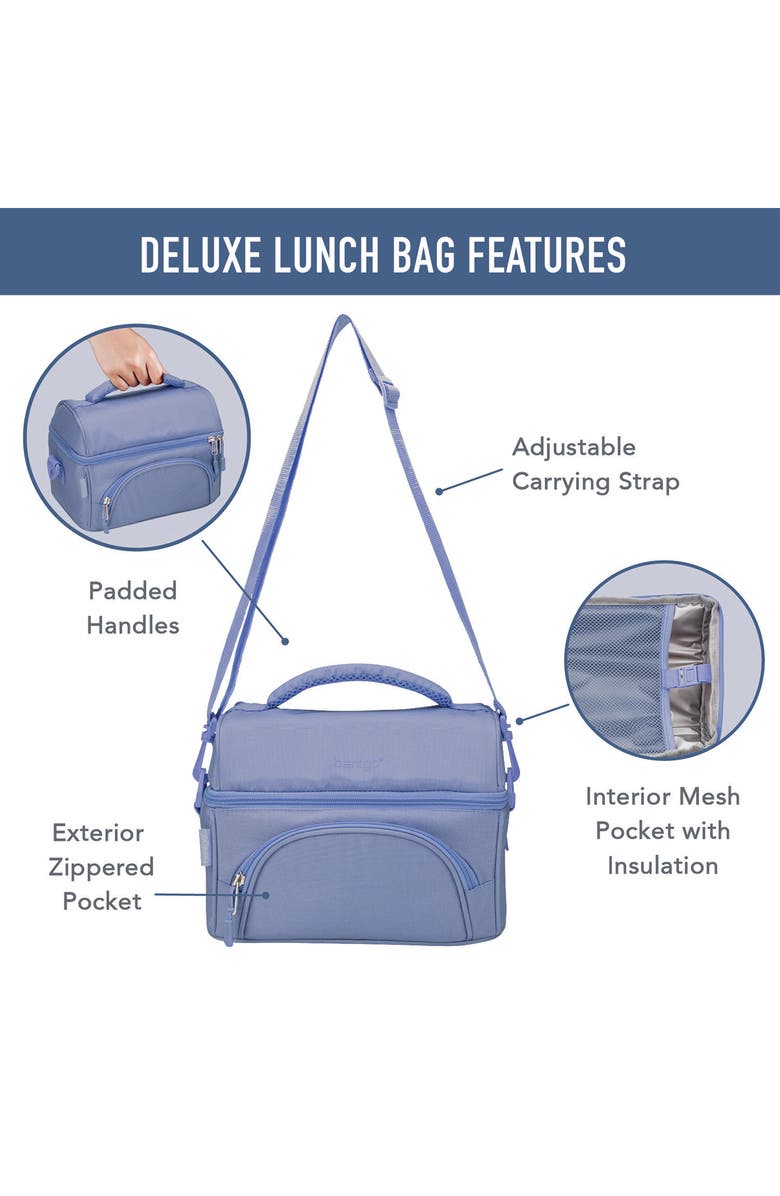 BENTGO Deluxe Lunch 4-Piece Set, Alternate, color, Slate