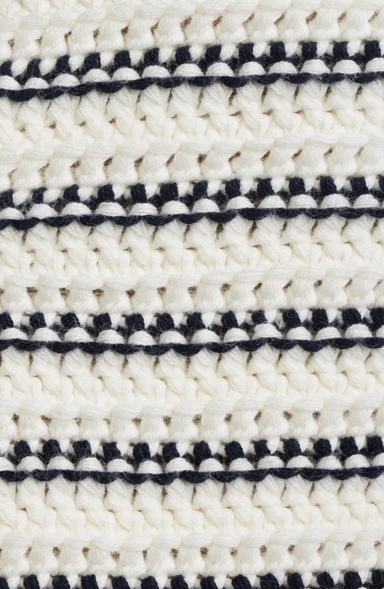 FRAME The Crochet Cotton Blazer, Alternate, color, Cream Multi